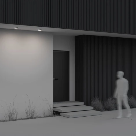 Уличный потолочный светильник Maytoni Zon IP O430CL-L15W4K (LED, 220V, круглые)