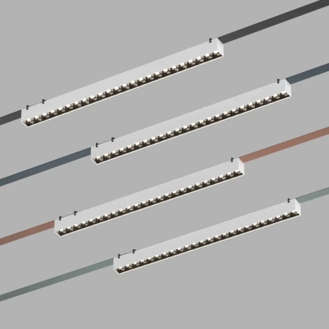 Трековый светильник 48V Denkirs Belty Grill DK5572-WB (LED)