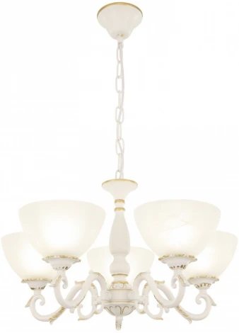 Подвесная люстра Arte Milano AM340518 340518/5 WT+G (220V, на цепи)