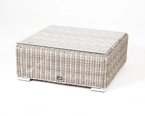 Журнальный столик плетеный, цвет бежевый 4SIS Лунго YH-S4019G beige