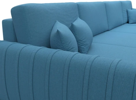 Диван П-образный Лига-057 НПБ Лонг Лига Диванов (Рогожка) арт.129324