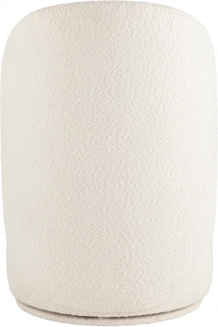 Пуф Loreen вращающийся букле белый Stool Group (арт.УТ000039104)