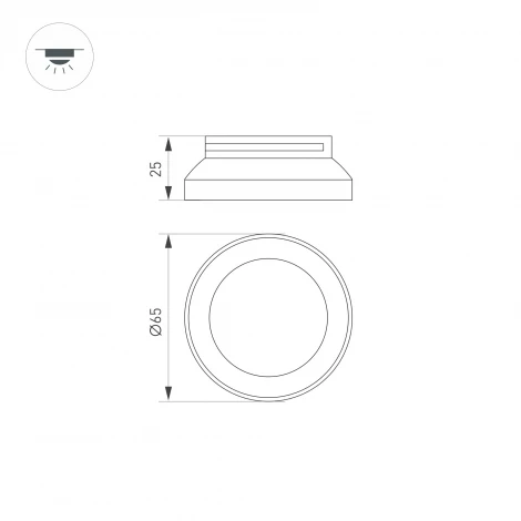 Вставка внутренняя Arlight SP-POLO 024244
