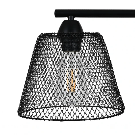 Настольная лампа с выключателем Escada 10204/L E27*40W Black