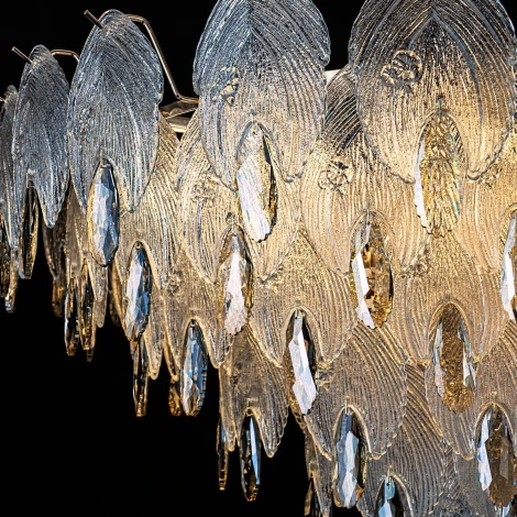 Подвесная люстра хрустальная Modelux ML.6928.800 GD