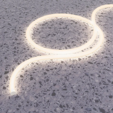 Гибкий неон Nemo Maytoni Круглый 360° 20302 D25 24В 14,4Вт/м 4000К IP65 5м