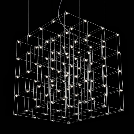 Подвесная люстра Quasar Cosmos Square LED pendant light ImperiumLoft 40,244 (252288-22)