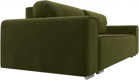 Диван прямой Лига-029 (Зеленый/Микровельвет) Лига Диванов арт.121020