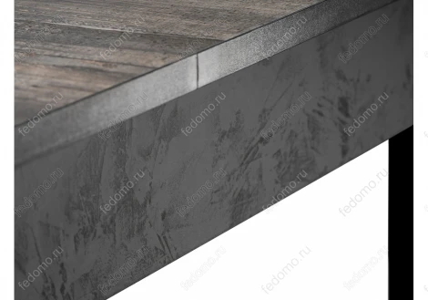 Стол Woodville Мингли кантри 2047 / черный 459659