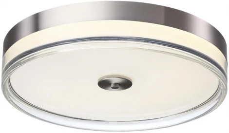 Светильник настенно-потолочный Sonex металл/акрил/никель/прозрачный Sonex Mitra 7727/76L LED 76Вт ETERNA (220V, круглые)