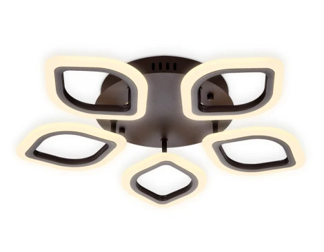 Потолочная люстра Ambrella Acrylica Original FA443 (регулировка яркости, LED, 220V, пульт управления, управление смартфоном, умный дом - PC.Lamper, цветы)