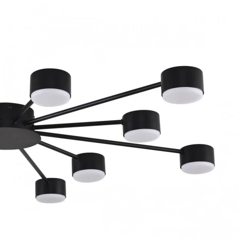Потолочная люстра Lumion Torina 8344/12C черный, металл GX53 LED 12*7W 220V