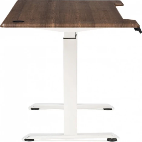 Компьютерный стол Маркос с механизмом подъема 140 (Маркос с механизмом подъема 140х80х75 орех кантри / белый) Notta арт.578405