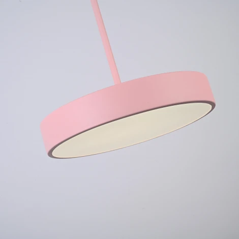 Подвесной светильник Wi-Fi Turna One D30 Pink By By ImperiumLoft Turna-One01 (LED, 220V, голосовое управление, умный дом - Алиса, на проводе, круглые)