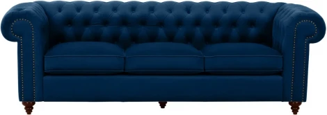 Диван Chester Classic ОГОГО (арт.344517), (Ткань/Синий)