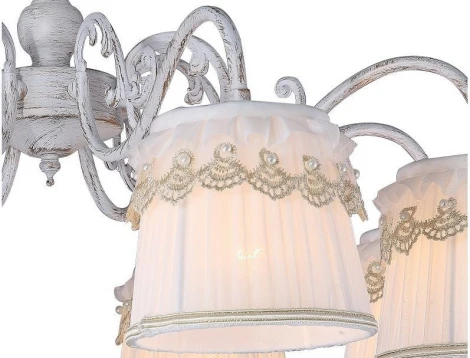 Потолочная люстра Arte Lamp Merletto A5709PL-8WG