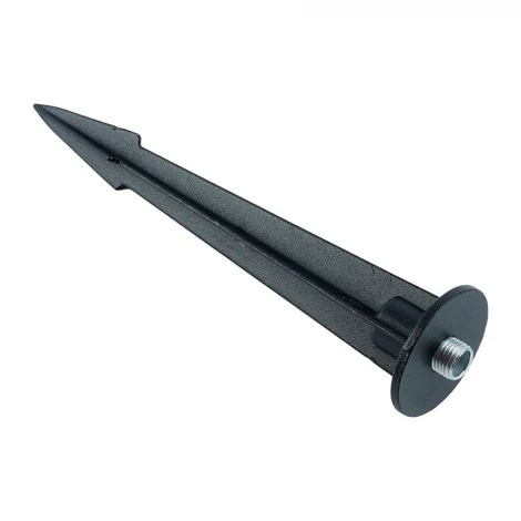 Грунтовый уличный светильник светодиодный DH2101 1W DC24V низковольтный 3000K черный/золотой Feron Камыш 52192