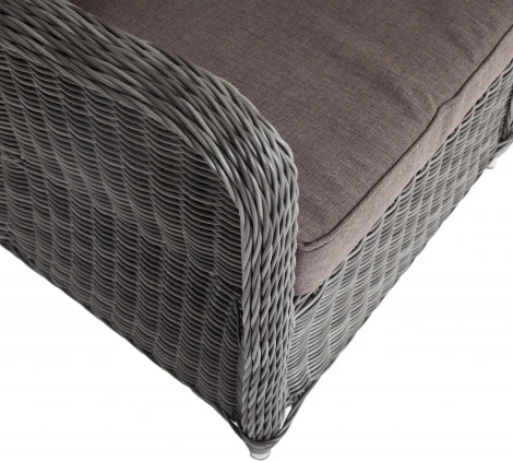 "Гляссе" кресло плетеное из искусственного ротанга, цвет графит 4SIS арт.УТ-00002580