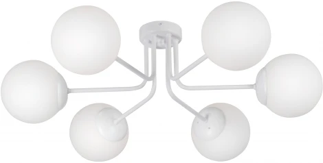 Потолочная люстра на штанге V4995-0/6PL Vitaluce (220V, шар)