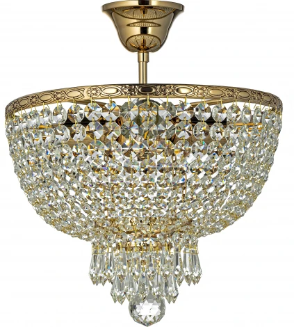 Потолочная люстра буше Arti Lampadari Nonna E 1.3.30.502 G (220V, хрусталь)