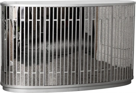 Комод зеркальный двухдверный 152*51*92см Garda Decor арт.KFG040