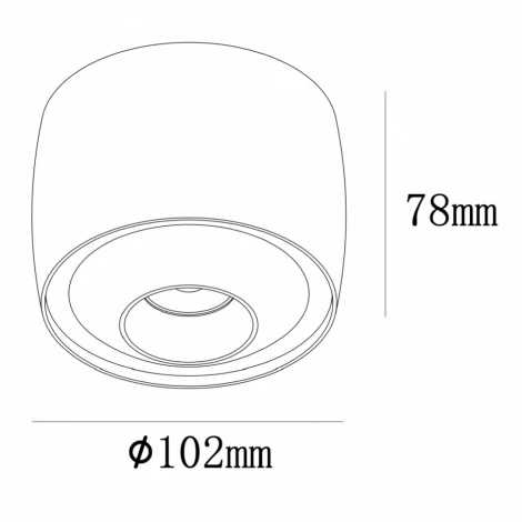 Потолочный светильник iLedex Vision 300 WH WHITE