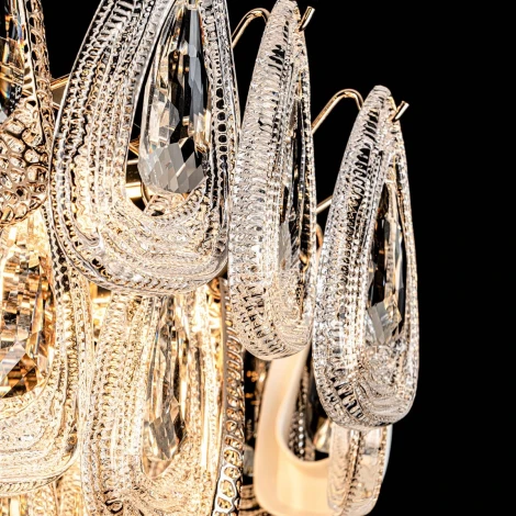 Подвесная люстра хрустальная Modelux ML.6775.600 GD
