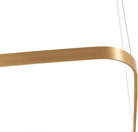 Подвесной светильник светодиодный Italline IT013-6031 gold 3000K (220V, на тросе)