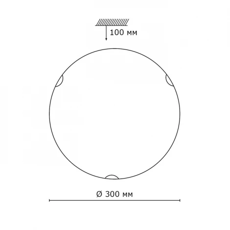 Настенно-потолочный светильник Sonex Kusta 118/K