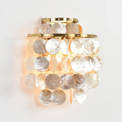 Бра Lumion Shella 8386/2W бронза/перламутровый, металл/ракушка E14 2*40W 220V