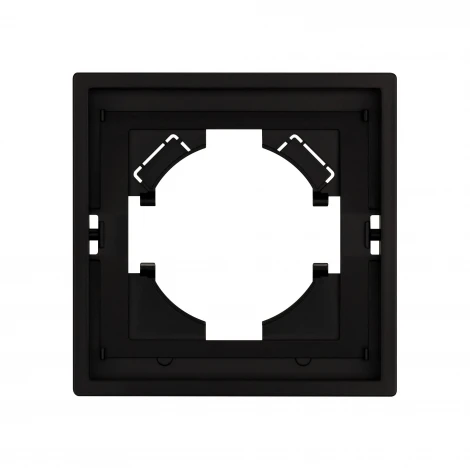 Рамка пластиковая FRM-TENDO-PL-1-BK (Arlight, Черный) 053836