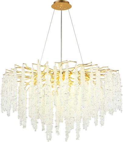 Подвесная люстра Aployt Paulina APL.848.03.15 (220V, хрусталь, на тросе, ветки)