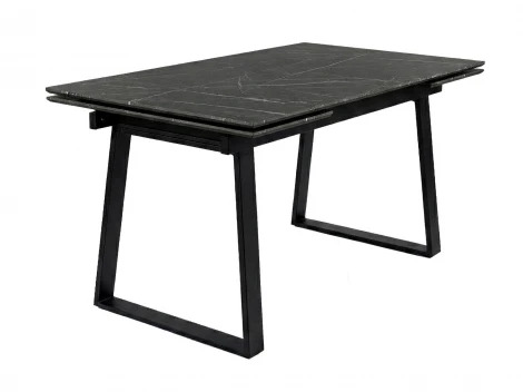 Стол DikLine DZ160 Камень Пьетра Гриджиа чёрный/черные (2 уп.) 00-00084588