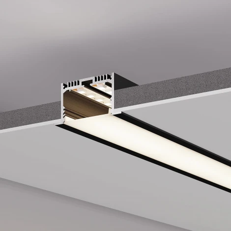 Профиль SL-LINIA62-F-2000 BLACK (BY) (Arlight, Алюминий) 062590