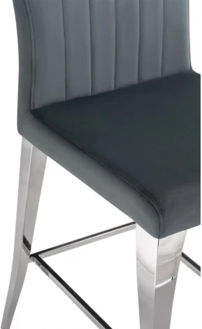 Полубарный стул Woodville Joan dark grey / steel 15387