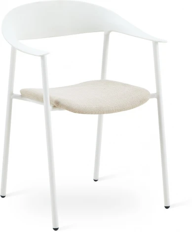 Стул Eila с подушкой пластик белый Stool Group арт.УТ000039779