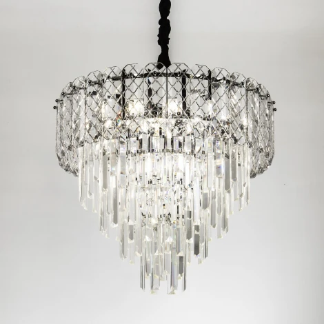 Подвесная люстра хрустальная Modelux MODELUX ML.20210.10R CR