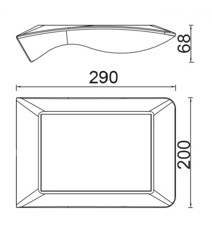 Уличный консольный светильник Oasis Light P9034