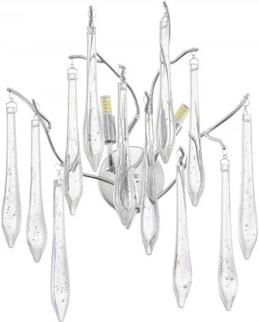 Бра ST Luce Teardrops SL1660.101.02 Хром/Хром, Прозрачный G9 2*5W 4000K (220V, подвески)