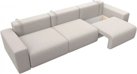 Диван прямой Лига-036 НПБ Классик Лонг Лига Диванов (Замша) арт.127682