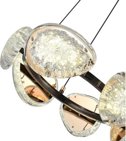 Подвесной светильник ST Luce Enigma SL6018.203.48 Черный/Золотистый LED 1*48W 4000K