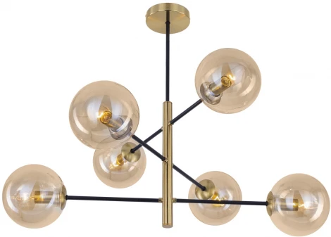 Потолочная люстра ярусная на штанге Citilux Лорен CL146263 (220V, шарики)