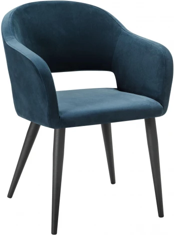 Кресло Oscar Diag blue/черный R-Home арт.410118160h_Diagblue_черн