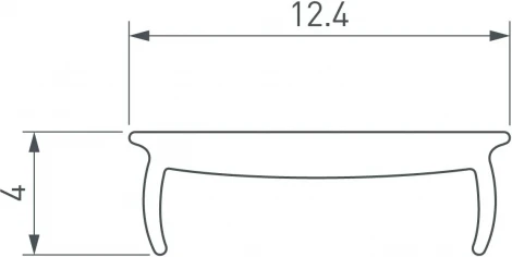 Экран MAT-L-10000 матовый для PDS, MIC (Arlight, Пластик) 036118