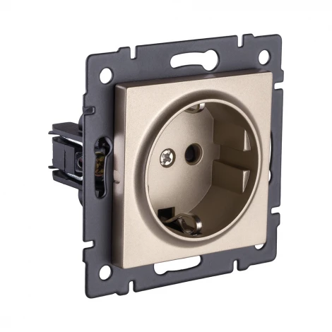 Розетка штепсельная SCHUKO 16A/250 В золотой Kollinger REA-002GD для Aspekt, Eleganz, Reflex