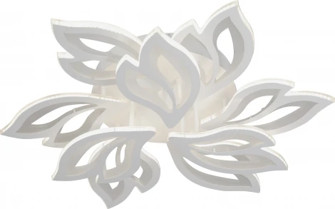 Потолочная люстра светодиодная LED 93Вт, 3900-4200К Vitaluce V3893-0/9PL с цветами (220V, цветы)