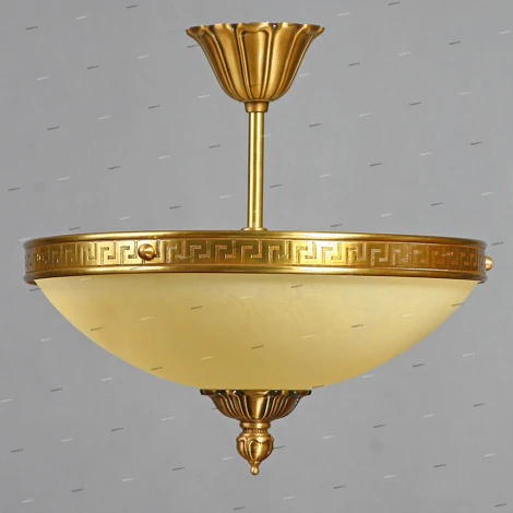 Люстра потолочная Ambiente by Brizzi Tenerife, 5 ламп, бронза с бежевым