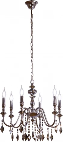 Подвесная люстра AM Group HUGO HUGO SP6 CH (220V, на цепи, свеча)