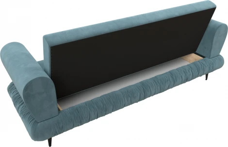 Диван-книжка Лига-045 (Бирюзовый/Велюр) Лига Диванов арт.122325