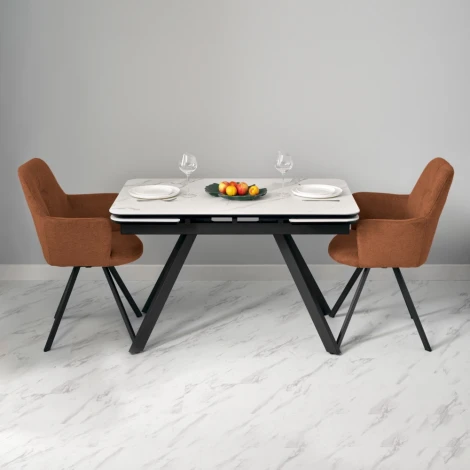 Стул Grant терракотовый шенил на поворотном механизме Bradex Home арт.FR 1005